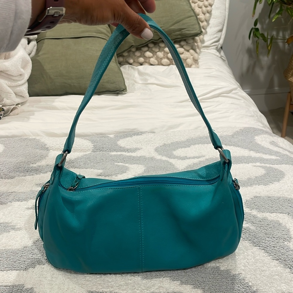 Worn once Hobo bag in aqua blue